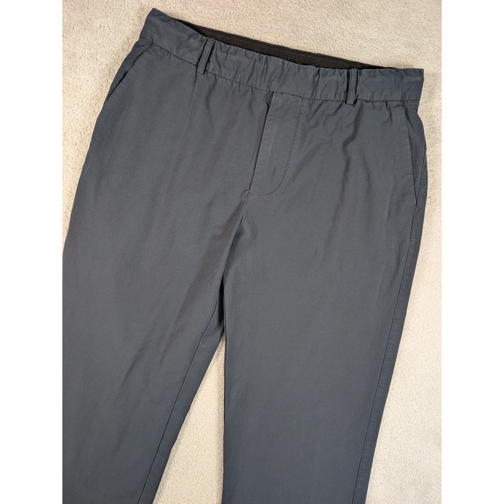 James Perse Yosemite Performance Pants Mens 3 Navy Blue MHPC1357 Tapered Chino